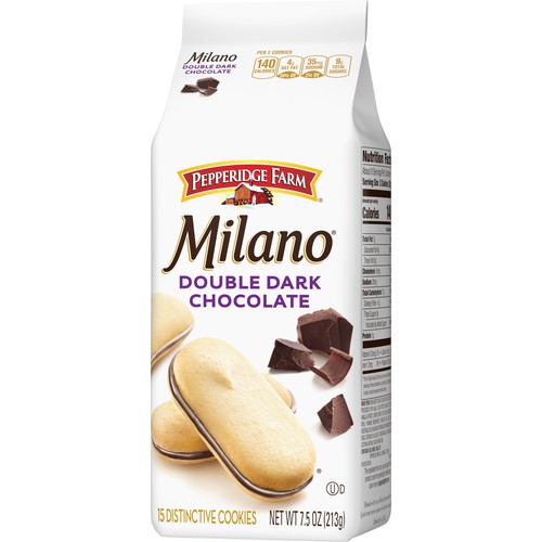 Pepperidge Farm® Milano® Double Dark Chocolate Cookies, 7.5 oz. Bag