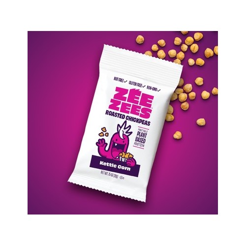 Zee Zees Roasted Chickpeas, Kettle Corn, 0.75oz