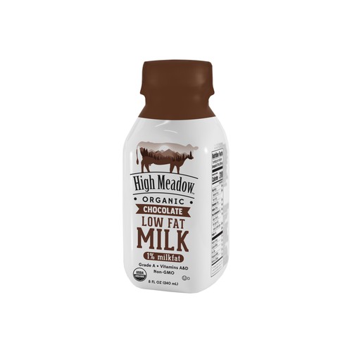 Organic 1% Low Fat Chocolate Milk 18/8 oz
