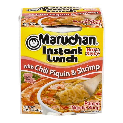 Maruchan Instant Chili Piquin & Shrimp Flavor Ramen Noodle Soup with  2.25 oz. Cup