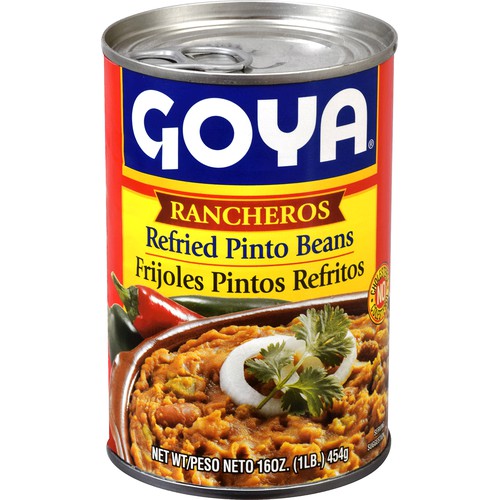 Goya Rancheros Refried Pinto Beans 16 oz