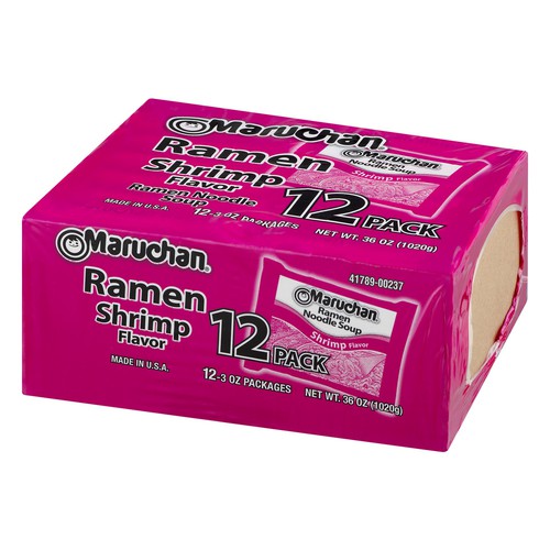 Maruchan Shrimp Flavor Ramen Noodle Soup 12-3 oz. Box