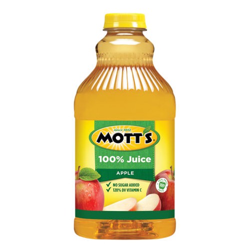 Mott's 100% Apple Juice, 64oz PET