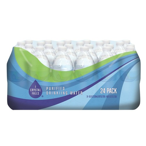 Crystal Falls Purified Drinking Water, 84/24 packs (FULL PALLET)