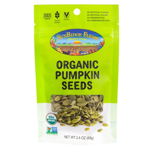 Energy Go - Pumpkin Seeds Organic NonGMO Verified
