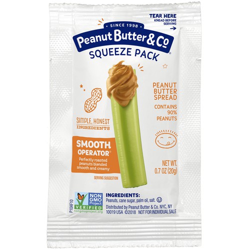 Peanut Butter & Co. Smooth Operator Squeeze Packs 0.7 oz
