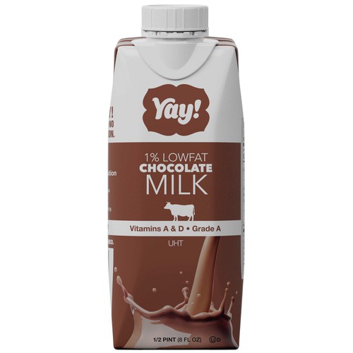 Yay! 1% Low Fat Chocolate Milk - 8oz UHT Shelf-Stable