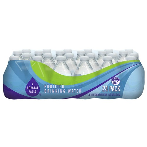 Crystal Falls Purified Drinking Water, Jr. 182/24 packs (FULL PALLET)