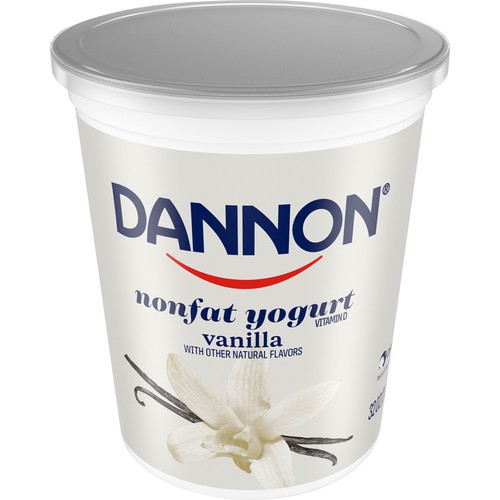 Dannon Vanilla Nonfat Yogurt 32 oz. Tub
