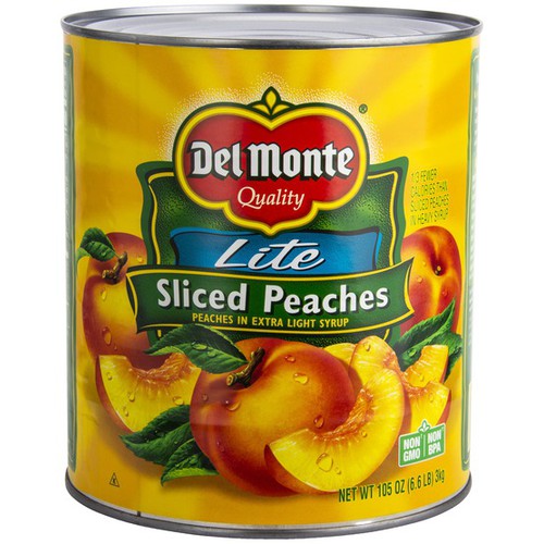 Sliced Yellow Cling Peaches in Extra Light Syrup