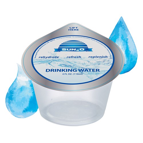 Drinking Water 4oz Cup
