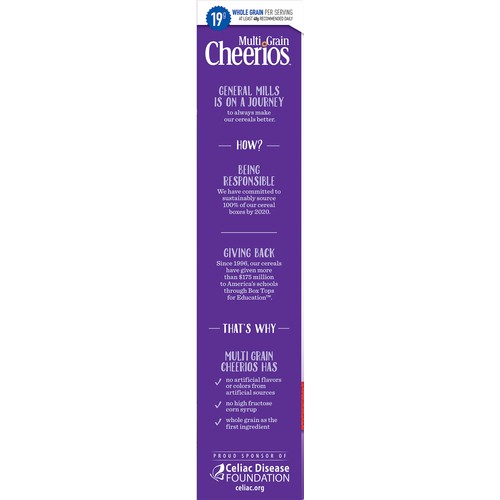 MultiGrain Cheerios, 18 oz