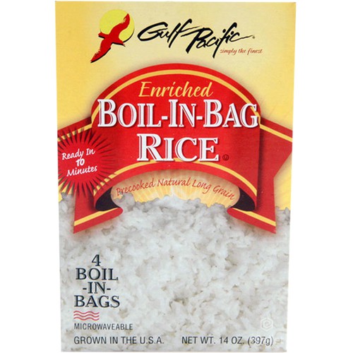 E Pallet Enriched BoilInBag White Rice