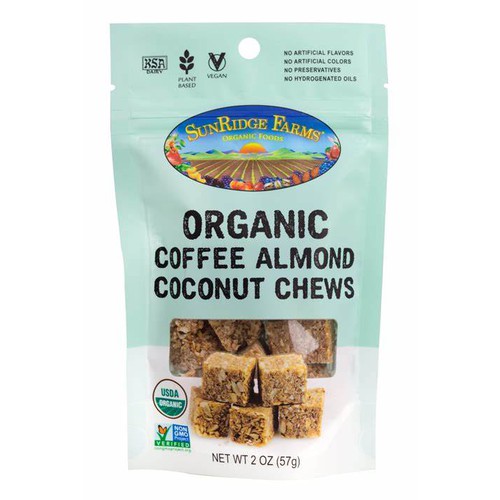 Energy Go - Coffee Almond Coconut Chews Organic NonGMO Verified