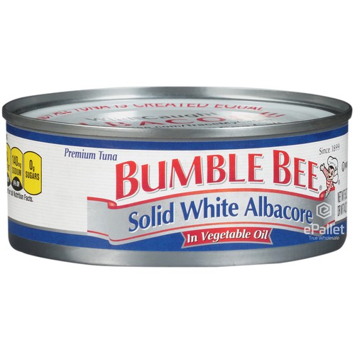 Solid White Albacore Tuna in Vegetable Oil 48/5oz