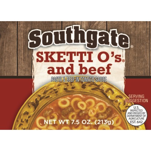 Sketti O's and Beef in Tomato Sauce Pull Top Can
