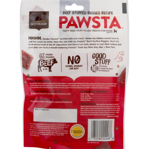 pawsta dog treats