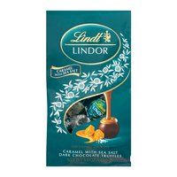 Lindt Lindt Lindor Caramel with Sea Salt Dark Chocolate Truffles ...