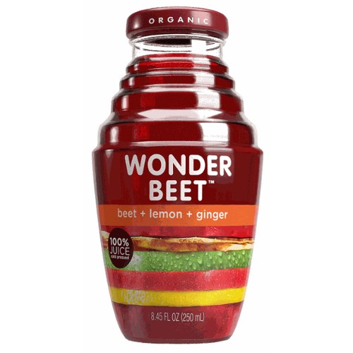 Wonder Beet Beet, Lemon & Ginger Organic Cold Pressed Juice, 8.45oz
