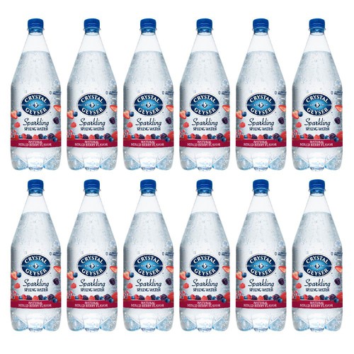 Crystal Geyser Sparkling Spring Water, Mixed Berry
