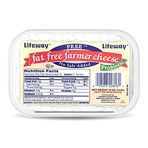E Pallet Fat Free Farmers Cheese 16 oz