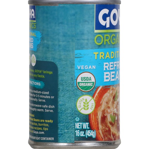 Goya Organic Traditional Refried Beans 16 oz