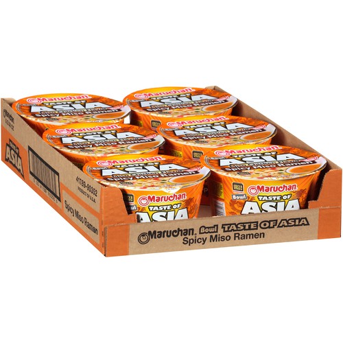 Maruchan Spicy Miso Flavor Ramen Noodle Soup 3.38 oz. Bowl