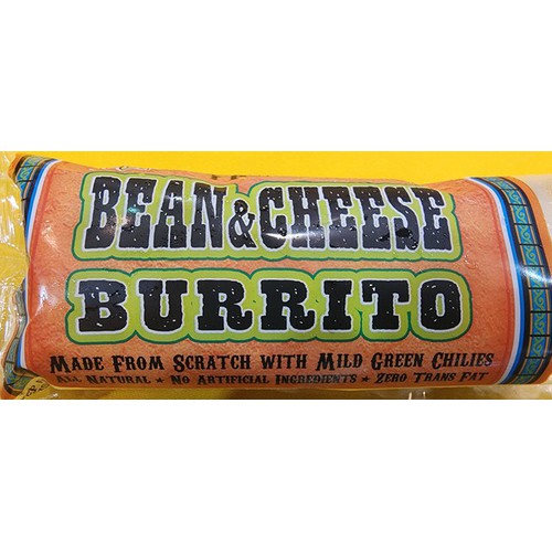 Burrito, Traditional Bean & Cheese, Individually Wrapped, 2.75oz