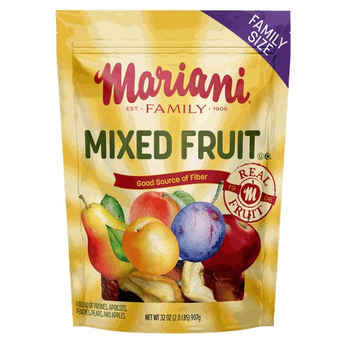 Mariani Fancy Dried Mixed Fruit, 32oz