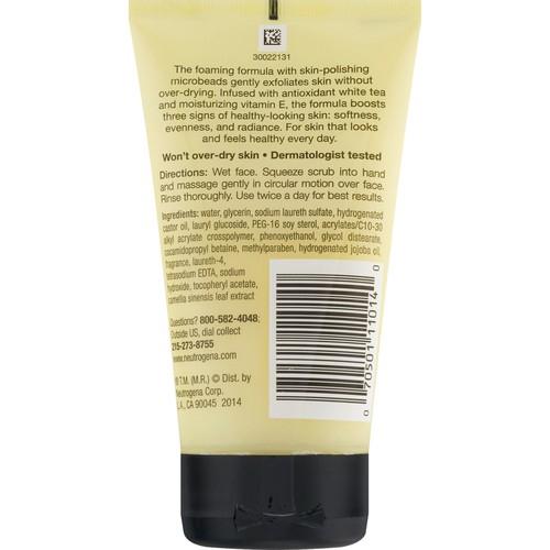 Neutrogena white tea and vitamin e scrub Clearance
