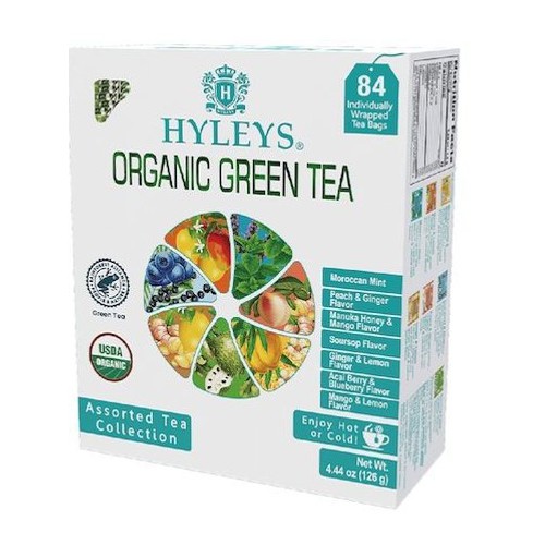 84 Ct Organic Green Tea Assorted Collection