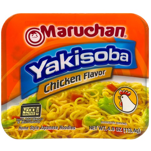 Maruchan Yakisoba Chicken Flavor Noodles 4.0 oz. Microwave Bowl