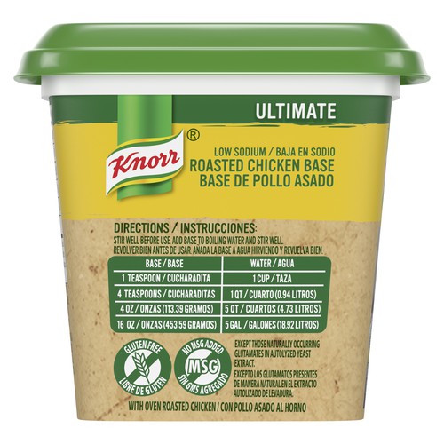 Knorr Ultimate Low Sodium Chicken Base Gluten Free 6 x 1lb