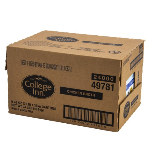 Chicken Broth - Clean Label Tetra - Large Carton