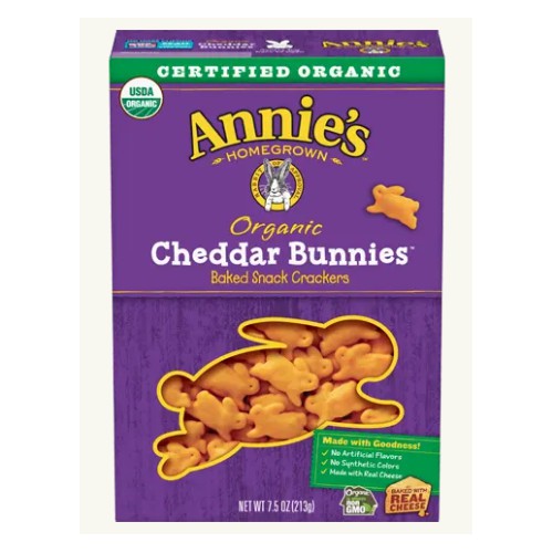 Bunny Shaped Cheddar Crackers, 7.5 oz