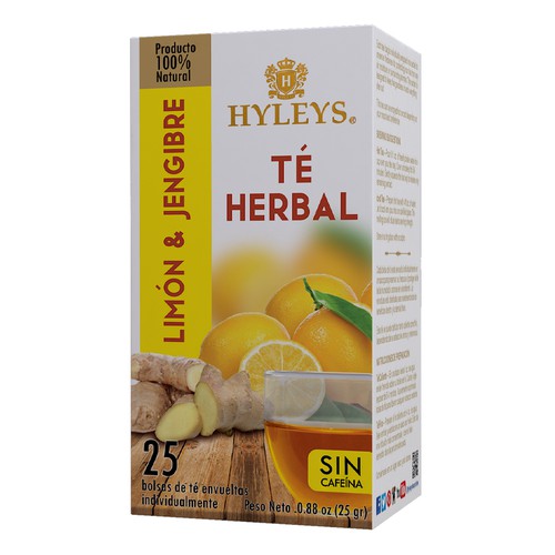 25 Ct Lemon & Ginger Herbal Tea