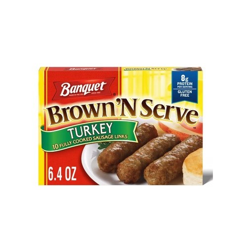 BANQUET BROWN 'N SERVE TURKEY LINKS