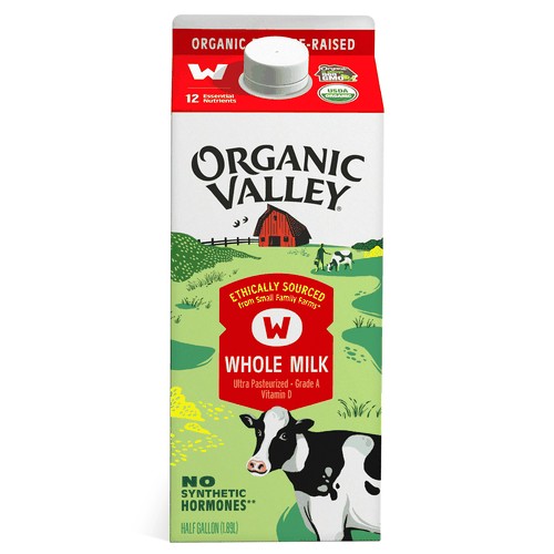 Organic Ultra Pasteurized (UHT) Whole Milk, 64oz