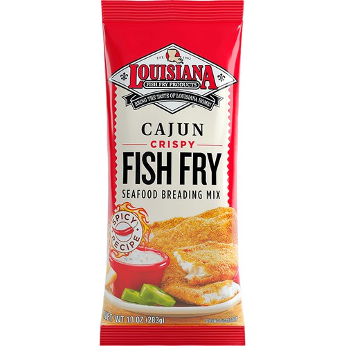 Cajun Crispy Fish Fry Seafood Breading Mix