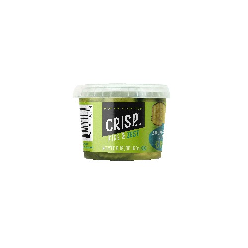 CRISP - Fire & Zest Jalapeno Lime Pickle Chips, 16 fl oz