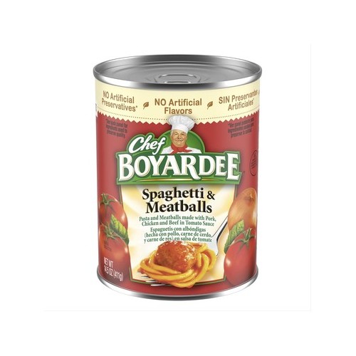 CHEF BOYARDEE SPAGHETTI & MEATBALLS
