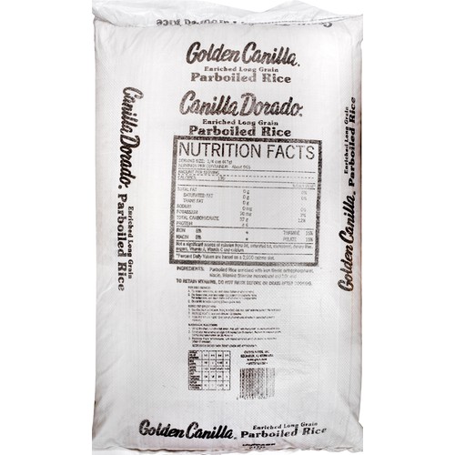 Goya Golden Canilla Parboiled Rice 100 lb
