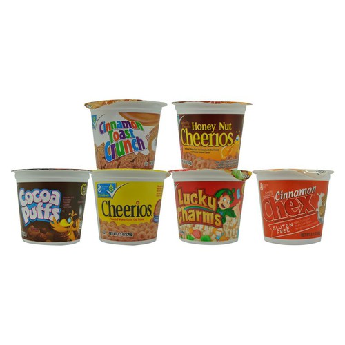 Assorted Pack Cereal in a Cup