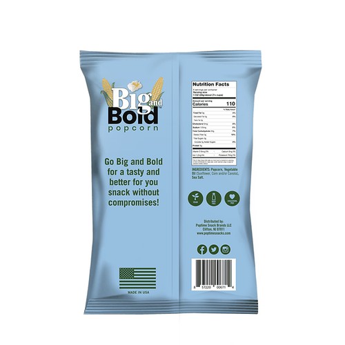 Big & Bold Sea Salt Whole Grain Kettle Popcorn