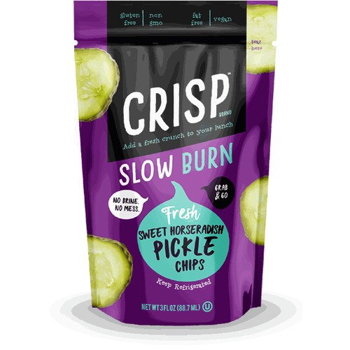 CRISP - Slow Burn - Sweet Horseradish Chips, 3 fl oz