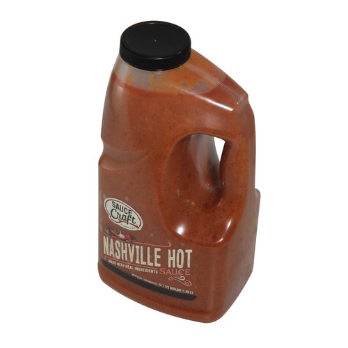 Sauce Craft Nashville Hot Sauce 4/0.5 Gallon Jug