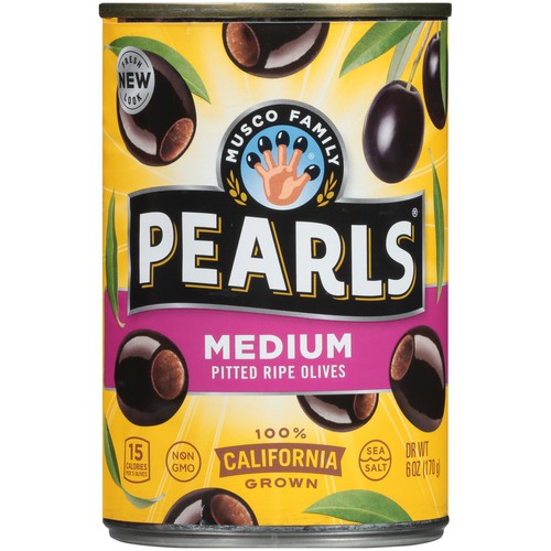 Olives - Medium Pitted CA Black, Can