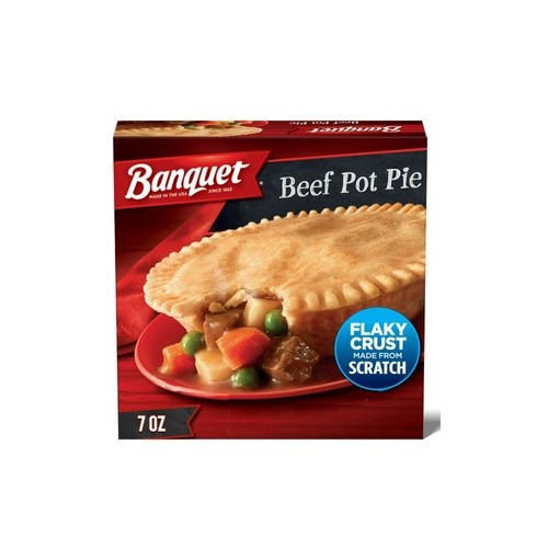 BANQUET BEEF POT PIE 7 OZ