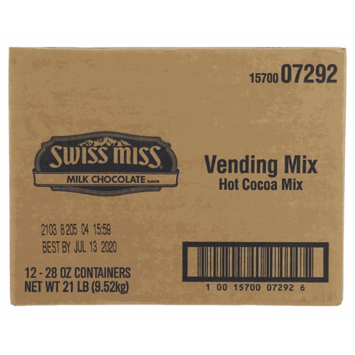 Swiss Miss Vending Dispenser Milk Chocolate Hot Cocoa Mix, 1.75lb