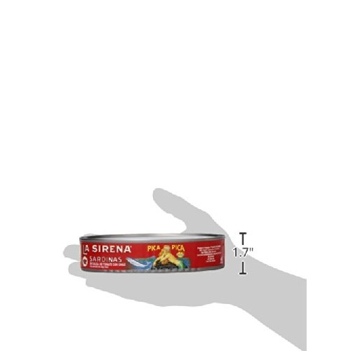 Sardines La Sirena Pica Pica 24/15oz Oval